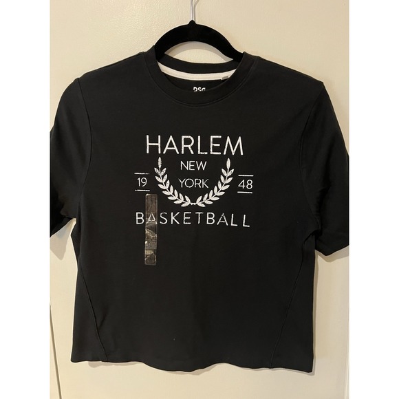DSG Other - NWOT DSG Girl's Size S (8-9) Boxy Graphic Tee Black Harlem New York Basketball